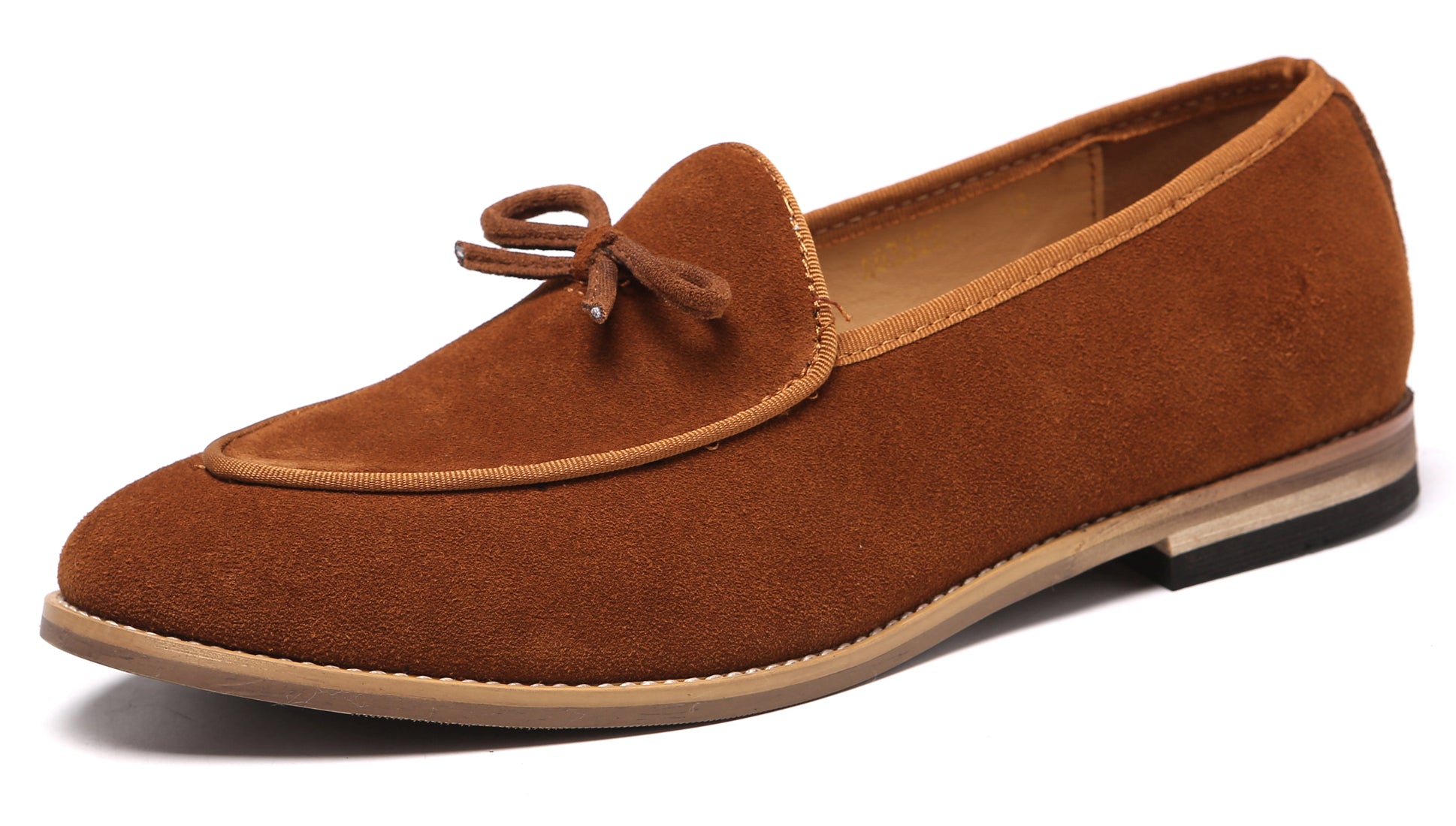 Mocasines informales con lazo para hombre 