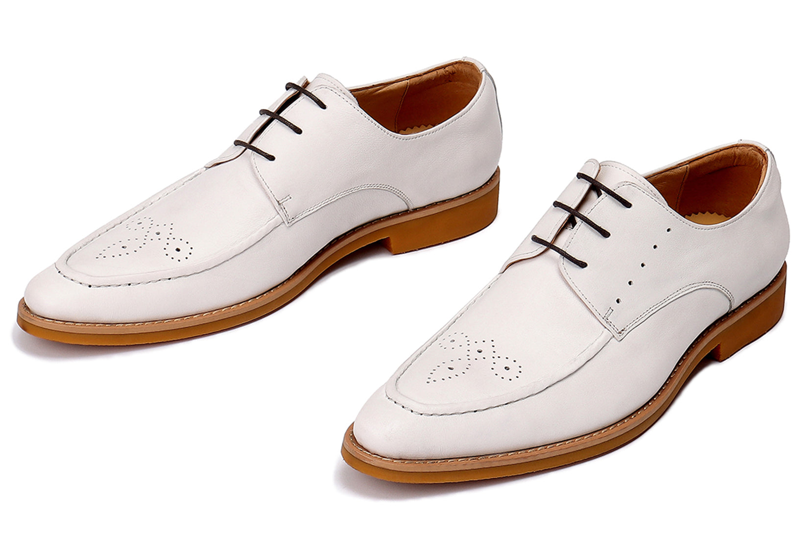 Men's Leather Brogue Formal Derby