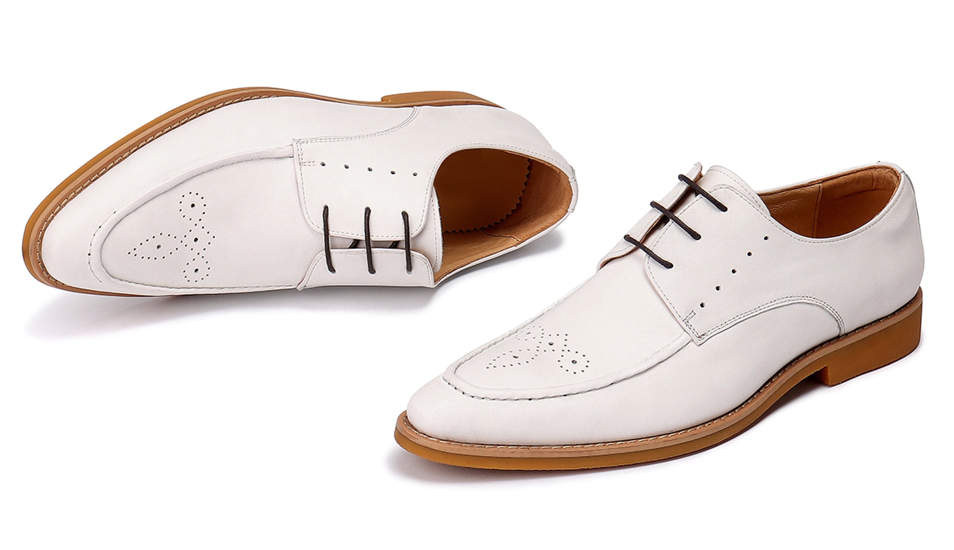 Men's Leather Brogue Formal Derby