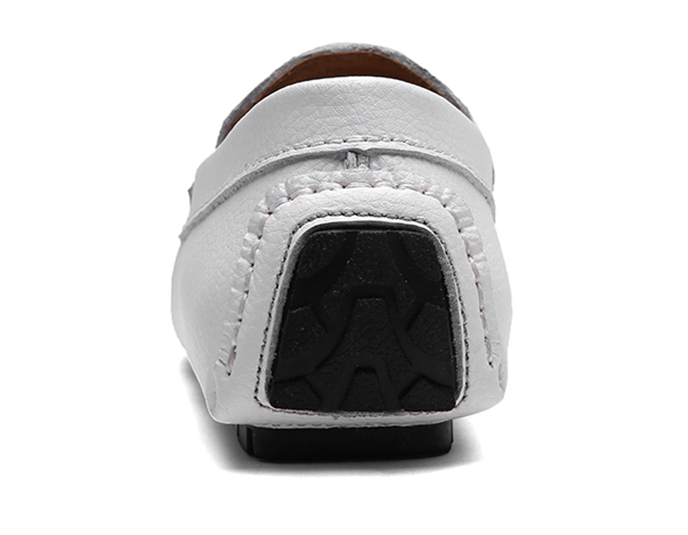 Mocasines de conducción lisos cosidos para hombre