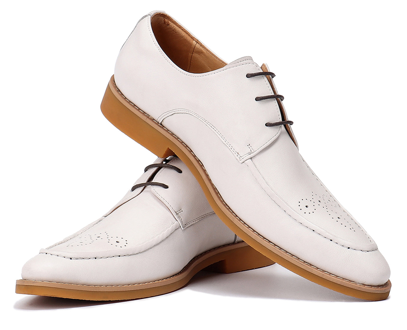 Men's Leather Brogue Formal Derby