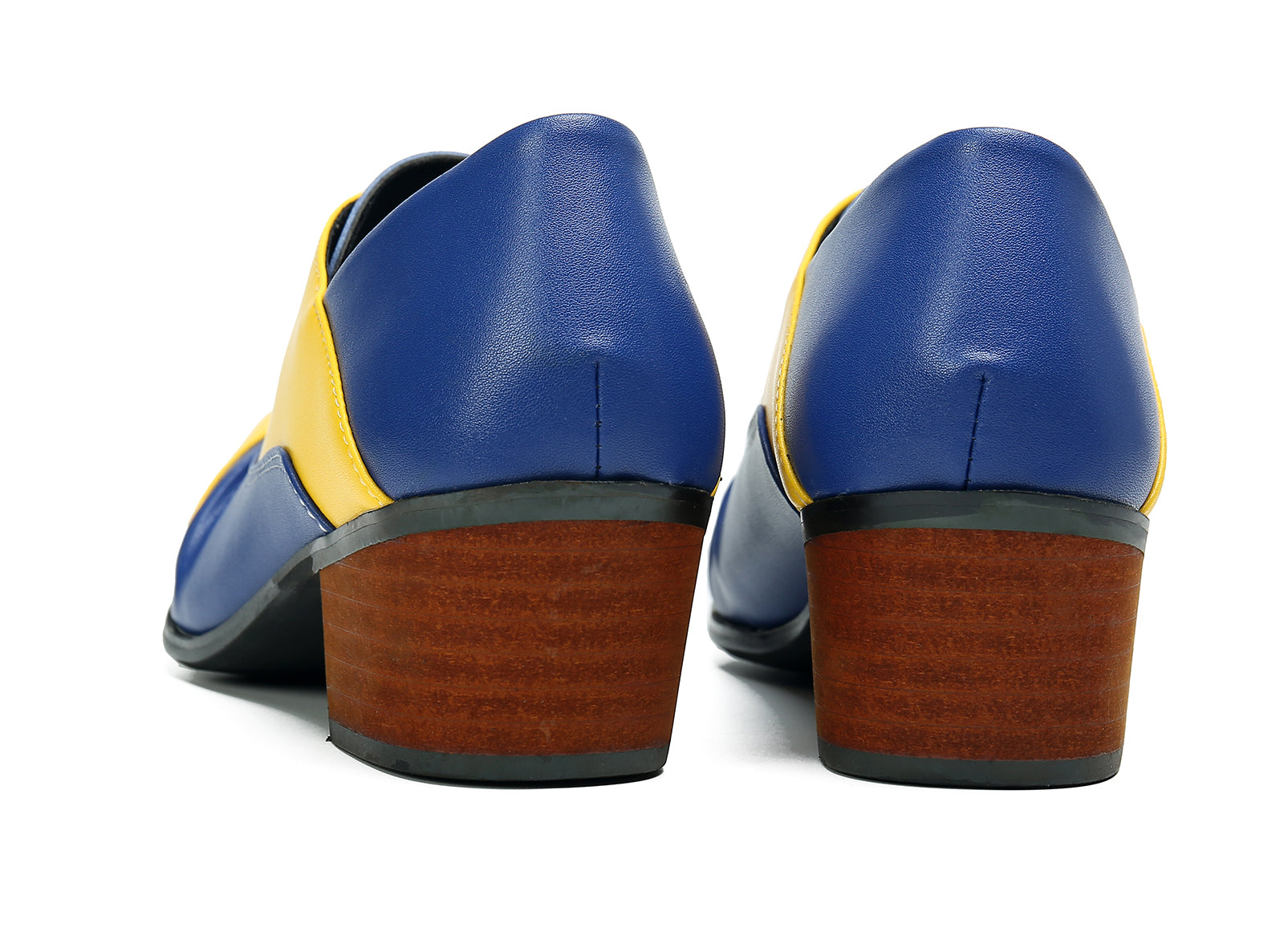 Men's Cuban Heel Leather Western Opera Pumps