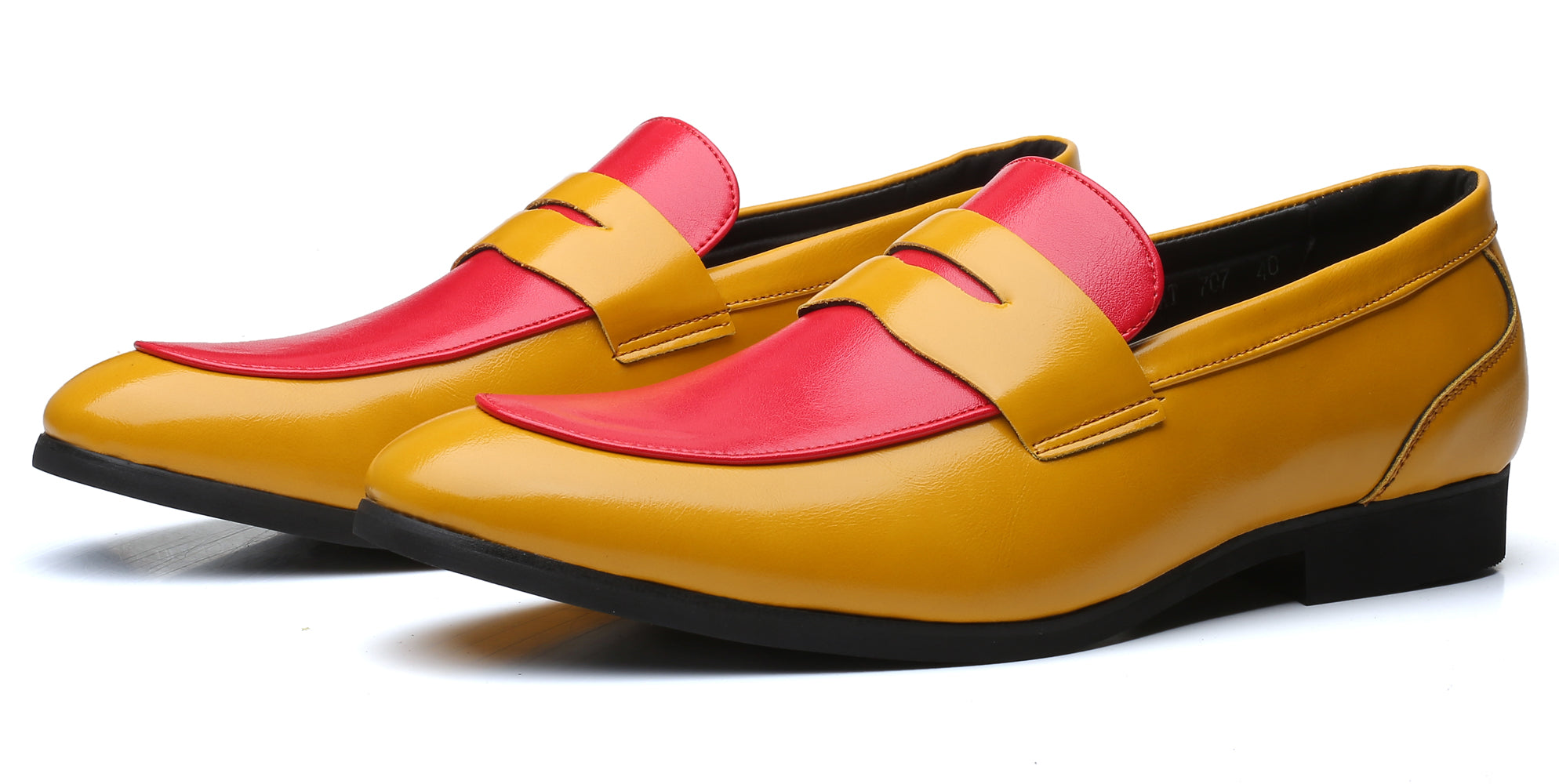 Men's Multicolor Penny Loafers