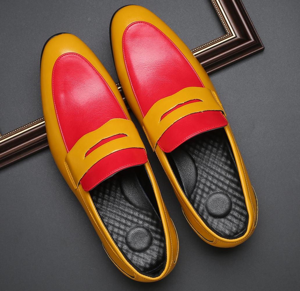 Men's Multicolor Penny Loafers