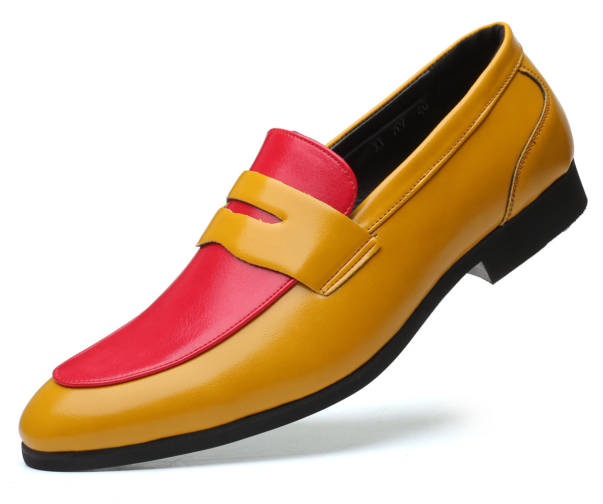 Men's Multicolor Penny Loafers